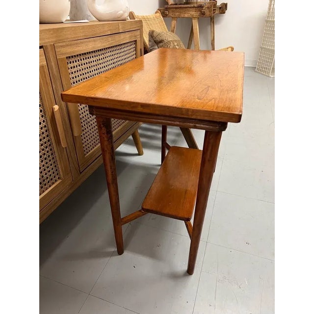 Mid-Century Modern Vintage Mid Century Modern Style Table Stand For Sale - Image 3 of 8
