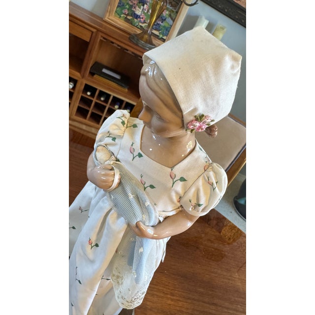 Vintage Bing & Grondahl Mary Doll and Baby Porcelain Figurine 1983 Denmark For Sale - Image 13 of 17