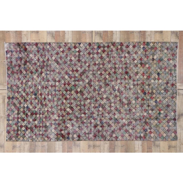 Vintage Turkish Sivas Rug, 05'04 X 09'01 For Sale - Image 9 of 10