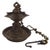 Goldenrod Modern Bronze Oil Lamp from Aceh, Indonesia, 20th Century For Sale - Image 8 of 8
