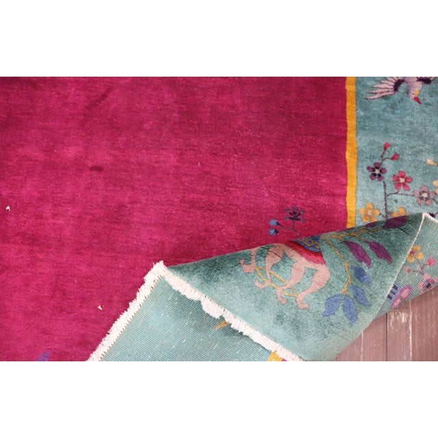 Antique Art Deco Rug For Sale - Image 4 of 12