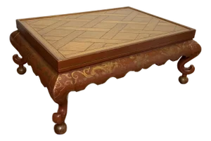 Vintage Baker Chinoiserie Lacquer Coffee/Cocktail Table