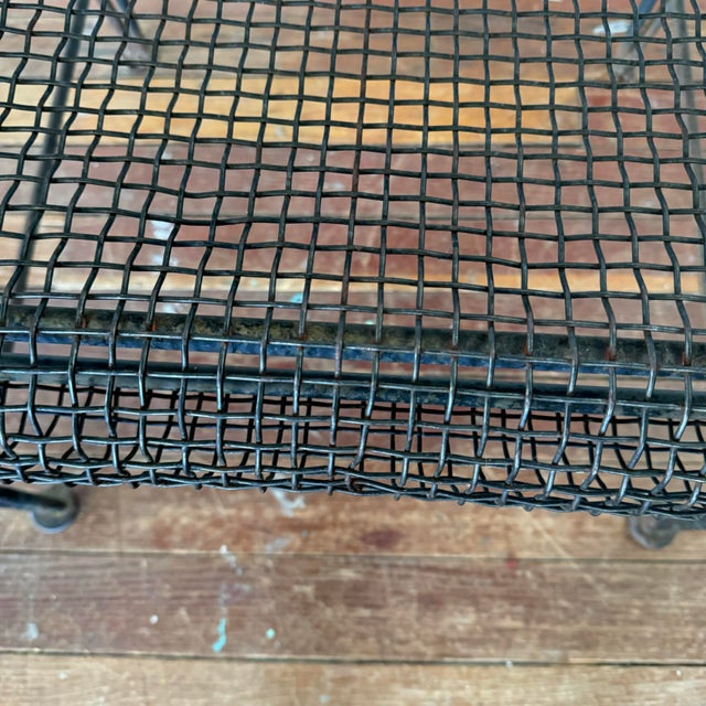 Russell Woodard Canopy Chair Sculptura Balloon High Back Wrought Iron Outdoor Patio Furniture For Sale - Image 9 of 12