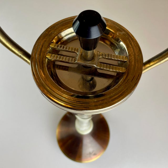 1960s Italian Copper and Brass Ashtray on Foot, 1960s For Sale - Image 5 of 12