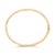 14K Yellow Gold 1.00 Cttw Half Eternity Diamond Bangle Bracelet (G-H Color, SI2-I1 Clarity) - 7" Inches For Sale - Image 4 of 6