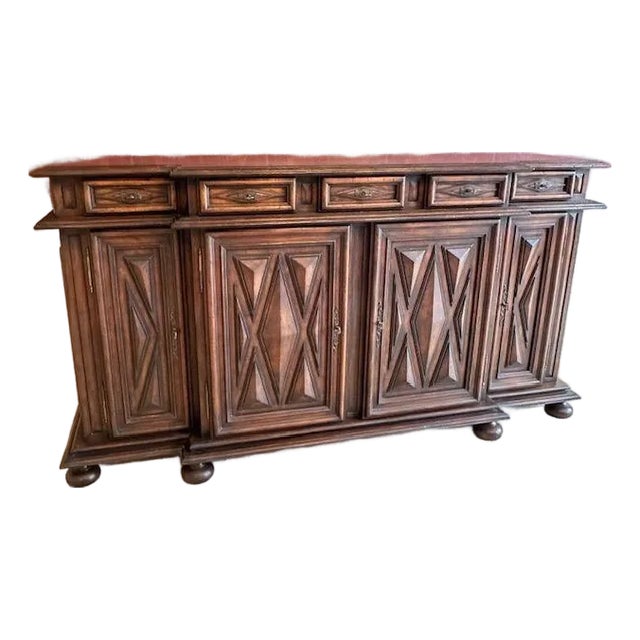 Carved Sideboard by New Classics For Sale