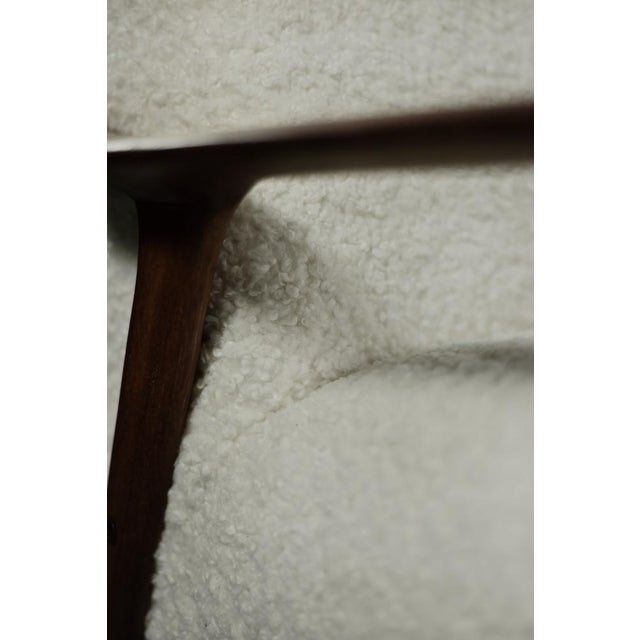 Mid-Century Scandinavian Modern White Teak Armchair from Bröderna Andersson, 1960s For Sale - Image 14 of 18