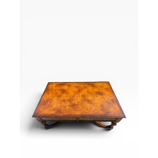 Theodore Alexander “Armoury Collection” Carved Coffee Table