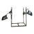 Restoration Hardware Ceiling 4 Light Pendant For Sale