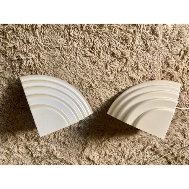 1980s Tuki Wall Light by Kazuhide Takahama for Sirrah, 1980s, Set of 2 For Sale - Image 5 of 15