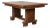 1940s French Carved Wood Brutalist Table by Charles Dudouyt For Sale