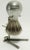 Metal Antique Sheffield Shaving Brush on Stand For Sale - Image 7 of 7