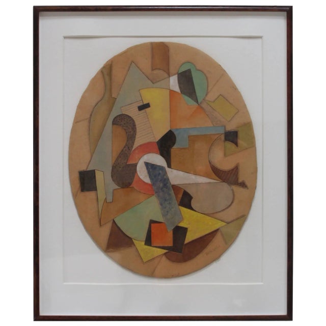 Mid 20th Century 1960s Modern Abstract Artwork For Sale - Image 5 of 5