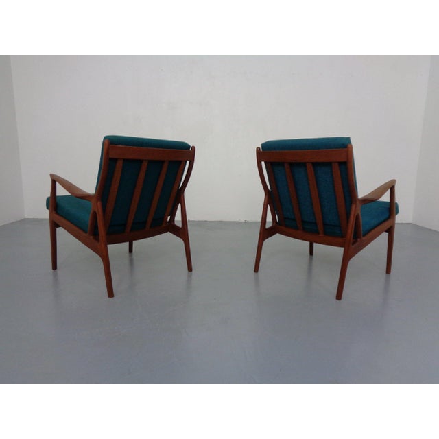 Organic Teak Armchairs, Denmark, 1960s, Set of 2 For Sale - Image 9 of 18