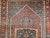19th Century Persian Bidjar Rug, Handwoven Geometric Pattern, Burgundy & Blue, 5’ X 7’ For Sale - Image 12 of 12