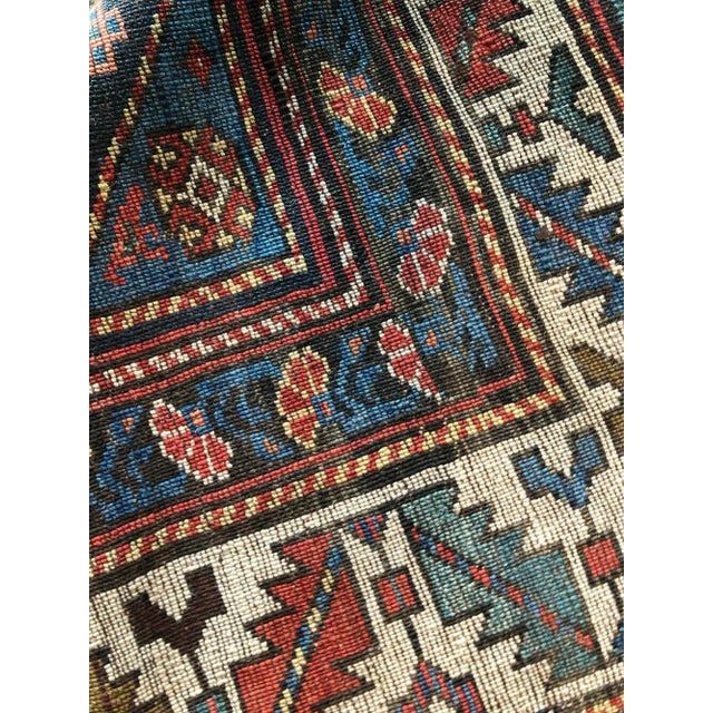 Textile 1900s Antique Caucasian Shirvan Rug For Sale - Image 7 of 8