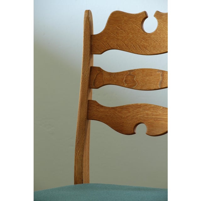 Vintage Razorblade High Back Dining Chairs by Henning Kjærnulf, Denmark, 1960s, Set of 6 For Sale - Image 13 of 18