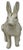 Figurative Very Large & Heavy Antique American Rustically Aged Cast Iron Rabbit Garden Ornament or Doorstop - Circa 1920s For Sale - Image 3 of 18