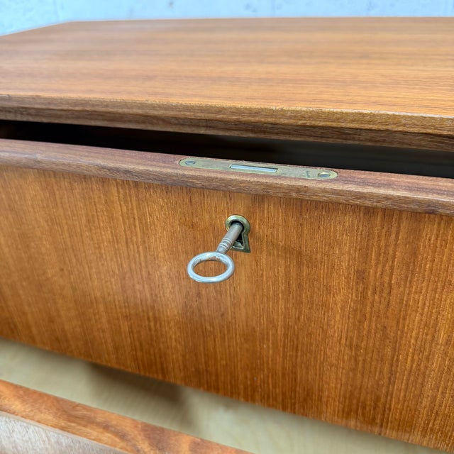 Danish Modern Teak 6 Drawer Commode 1950's, Ejsing Møbelfabrik For Sale In New York - Image 6 of 6