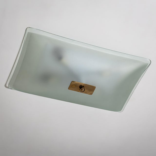 Ceiling Lamp Attributed to Pietro Chiesa, Italy, 1940s For Sale In New York - Image 6 of 7