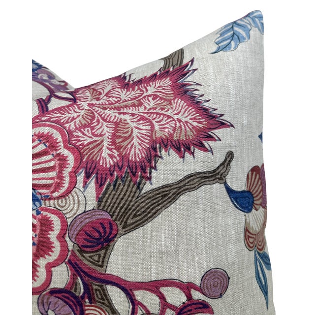 ⭐️ Ships Within 2 Days On the Front: Floral Linen Fabric On the Back: Ivory Linen Fabric Designer Fabric Content: 100%...