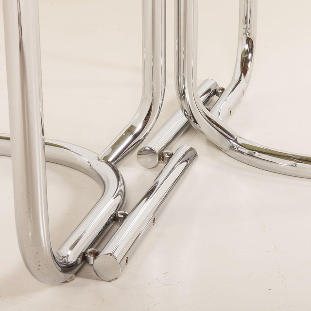 Italian Space Age Dining Table with Chairs by Giotto Stoppino, 1970s, Set of 5 For Sale - Image 10 of 18