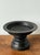 Black Vintage Boho Carved Wood Decorative Pedestal Bowl For Sale - Image 8 of 12