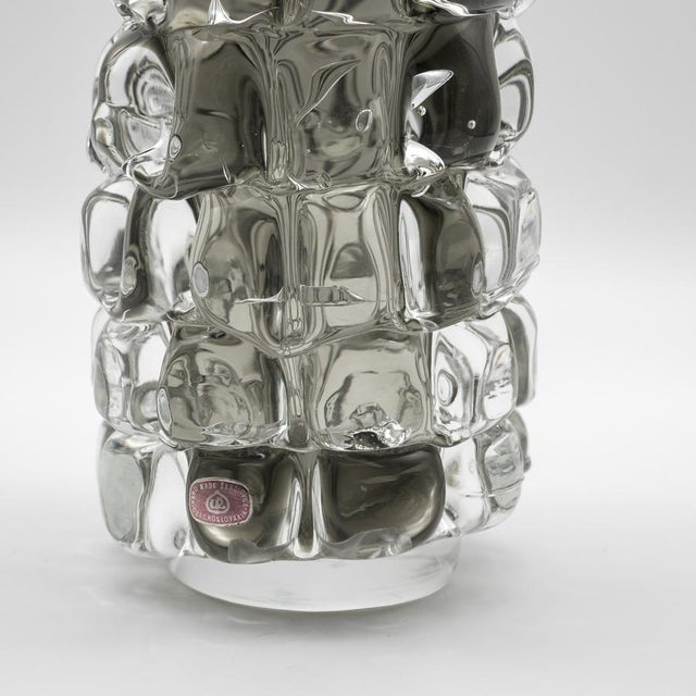 1970s Pineapple Glass Vase by Frantisek Vizner for Skrdlovice, 1971 For Sale - Image 5 of 9