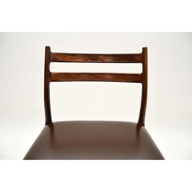 Danish Dining Chairs attributed to Arne Wahl Iversen, 1960s, Set of 4 For Sale - Image 11 of 12