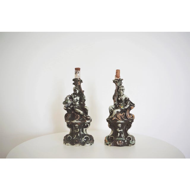 Ceramic Liquor Bottles, 1950s, Set of 2 For Sale - Image 9 of 9