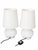 White Table Lamps by Max Ingrand for Fontana Arte, 1955, Set of 2 For Sale - Image 8 of 8