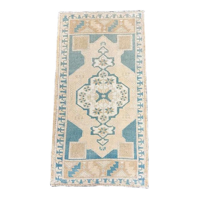 Turkish Oushak Rug 4'6" x 6'6" #17468 For Sale