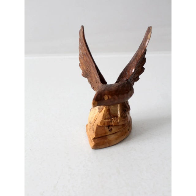 Vintage Hand Carved Eagle For Sale - Image 9 of 10