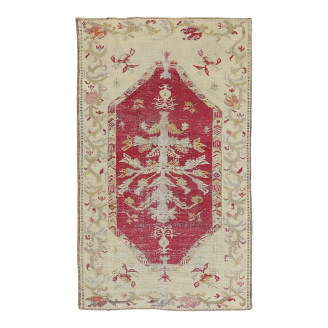 Late 19th Century Antique Zabihi Collection Turkish Ghiordes Rug - 3'10" x 6' For Sale