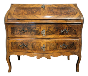 Baroque Walnut Secretary Desk