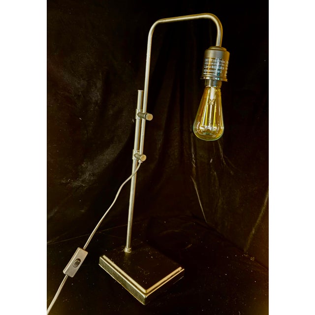 Rustic Industrial Style Edison Table Lamp For Sale - Image 3 of 12