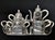 1950s Ocean Liner Silver Plated Pewter Tea Service Maritime Tea Set Cosulich Line Cosi Tabellini Italy - Set of 5 For Sale - Image 11 of 11