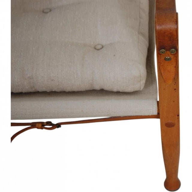 Safari Chair in Canvas Fabric by Kaare Klint, 1990s For Sale - Image 13 of 18