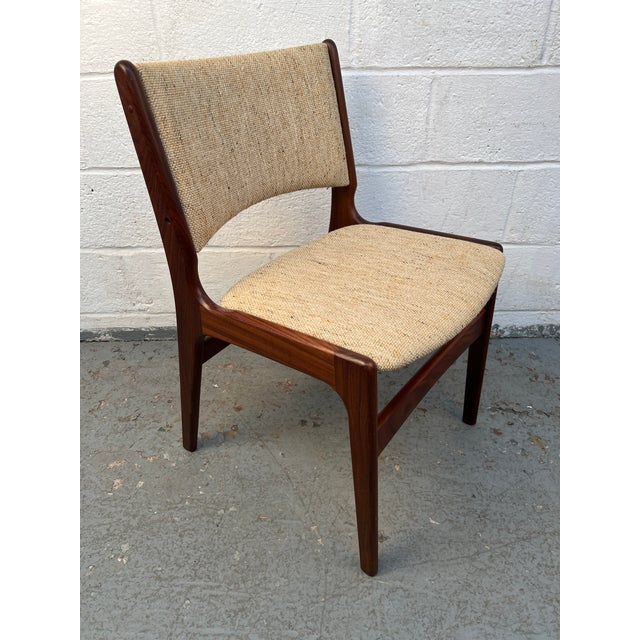 Mid 20th Century Set of Four Vintage Danish Modern Erik Buch Teakwood 'Model 89' Dining Chairs For Sale - Image 5 of 14