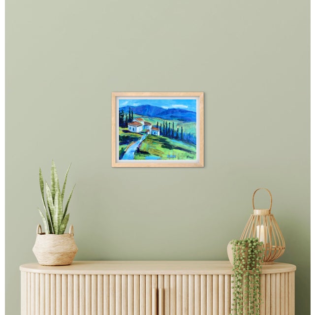 Summer Shadows in the Hills - Acrylic Landscape Painting For Sale - Image 13 of 13