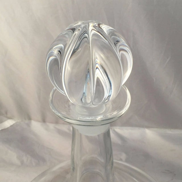 Orrefors Orrefors Crystal Decanters by Nils Landberg - a Pair For Sale - Image 4 of 11