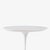 Metal Saarinen 20" Tulip Pedestal Side Table in White Laminate For Sale - Image 7 of 8