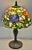 Vintage Mid 20th Century Tiffany Style Stained Glass Table Lamp For Sale - Image 11 of 11