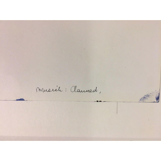 Johannes T. Schmetterling, Blue Composition, 1994, Mixed Media, Framed For Sale - Image 11 of 13