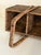Wood Vintage Rattan Wine Carrying Basket For Sale - Image 7 of 11