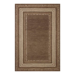 Chris Loves Julia x Loloi Alfie Bark / Natural 8'-6" x 11'-6" Area Rug For Sale