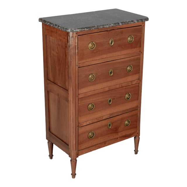 French Louis XVI Chiffonier, or Tall Chest of Drawers, Circa 1780-1800 For Sale