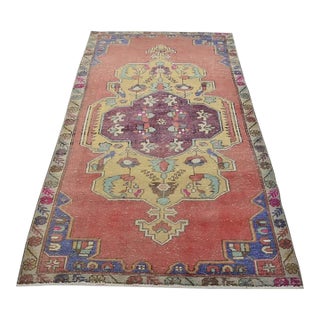 Oushak Vintage Kurdish Rug For Sale