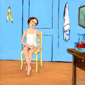 Vincent Van Gogh’s Room, Ritual 1, Oil Painting by Alexandra Swistak