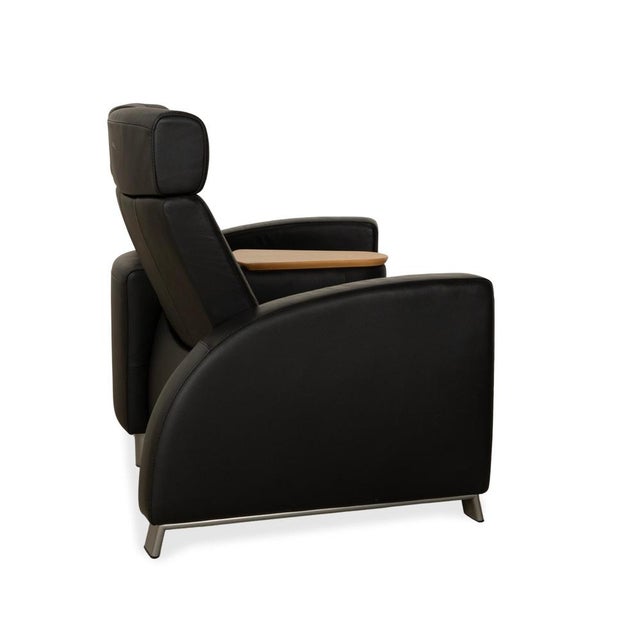 Black Leather Arion Two-Seater Sofa from Stressless For Sale - Image 16 of 18